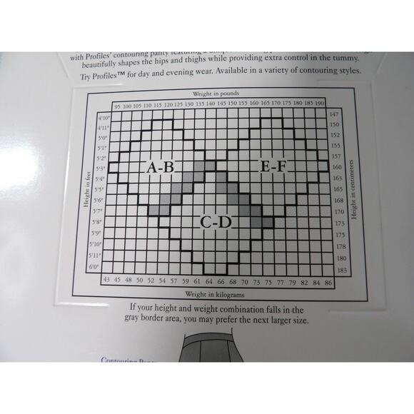 Profiles Body Countouring Panty Hose Hanes 119 Size CD Charcoal Gray - Picture 5 of 6